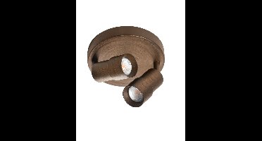 ETH 2-lichts opbouwspotLiam led - brons - 05-SP1306-02